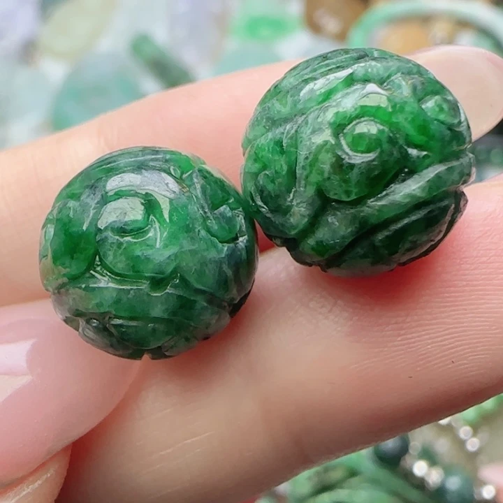 翡翠未镶嵌颈饰天然A货338