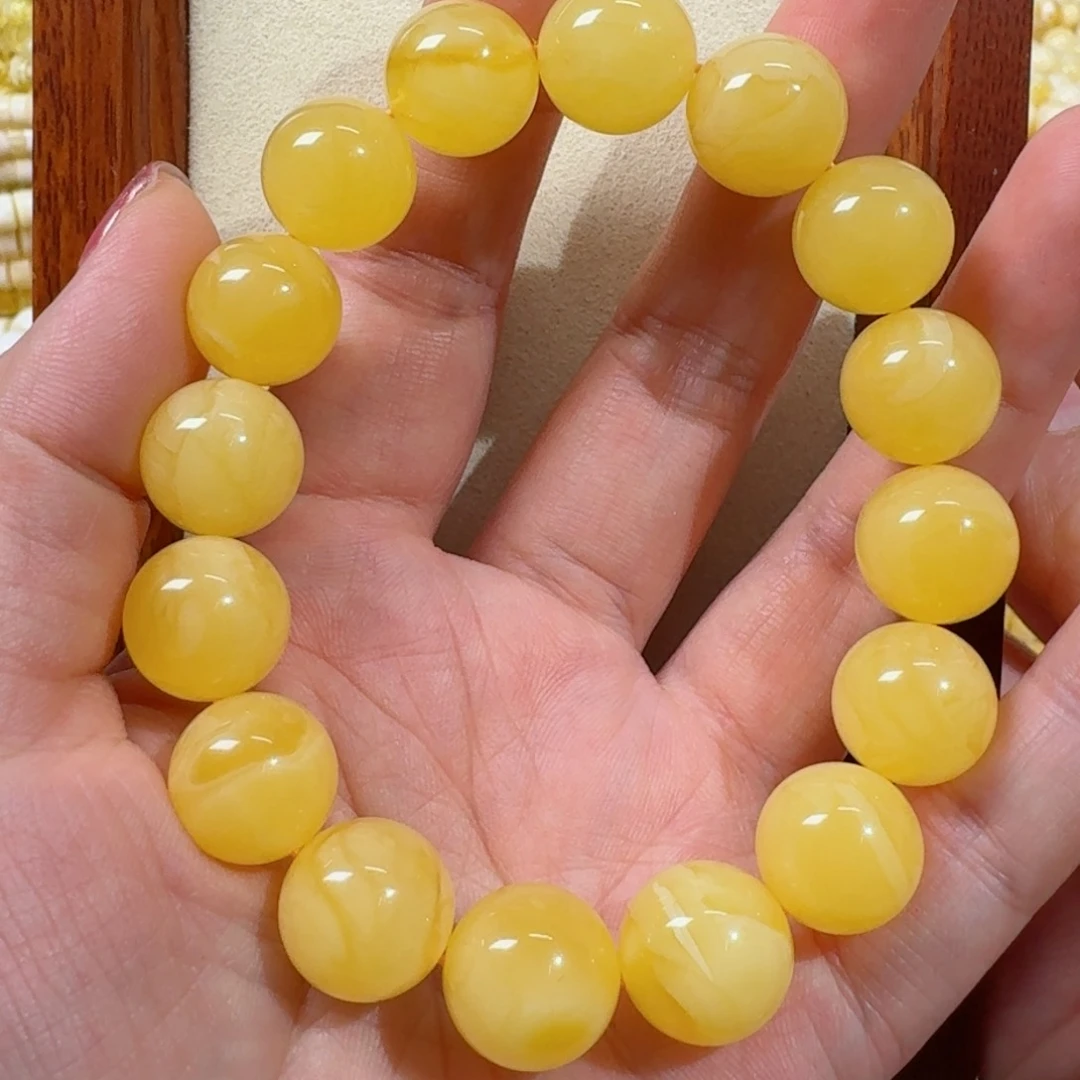 琥珀手链未镶嵌蜜蜡手串