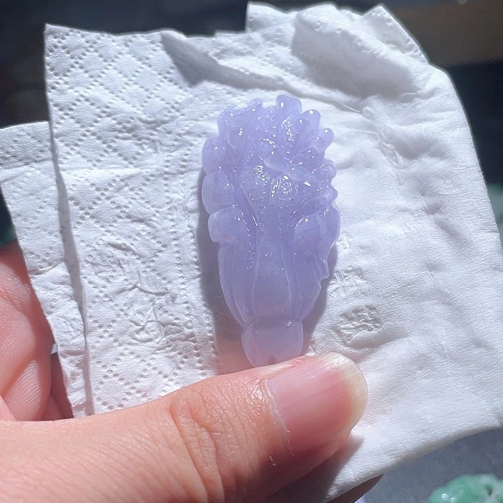 翡翠未镶嵌颈饰天