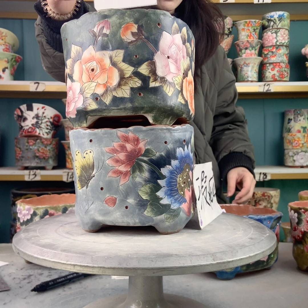 罐杰景德镇手工瑕疵889