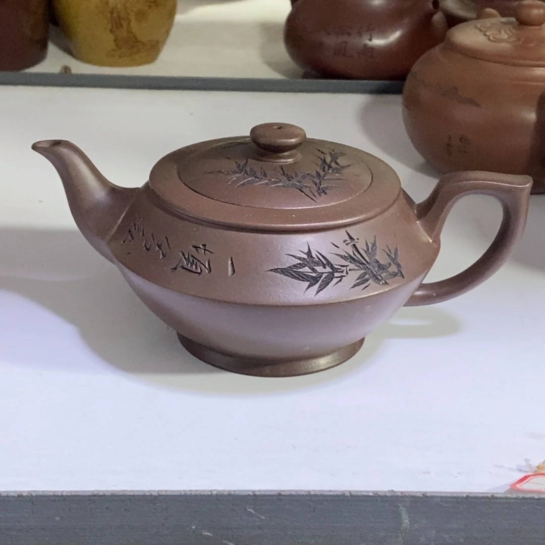 茶壶紫砂白12 汉云