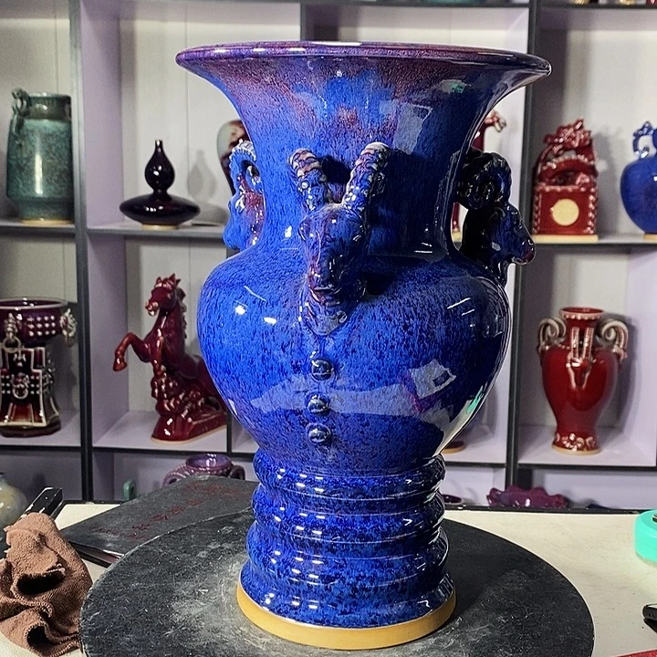 瓷片中国神垕精品钧瓷