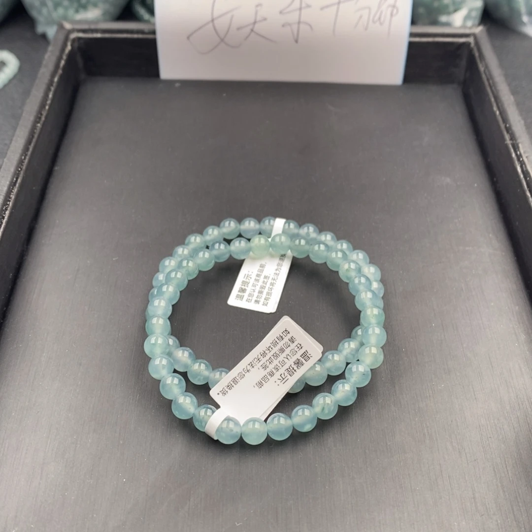 翡翠未镶嵌手链翡翠成品手串多样性发其一