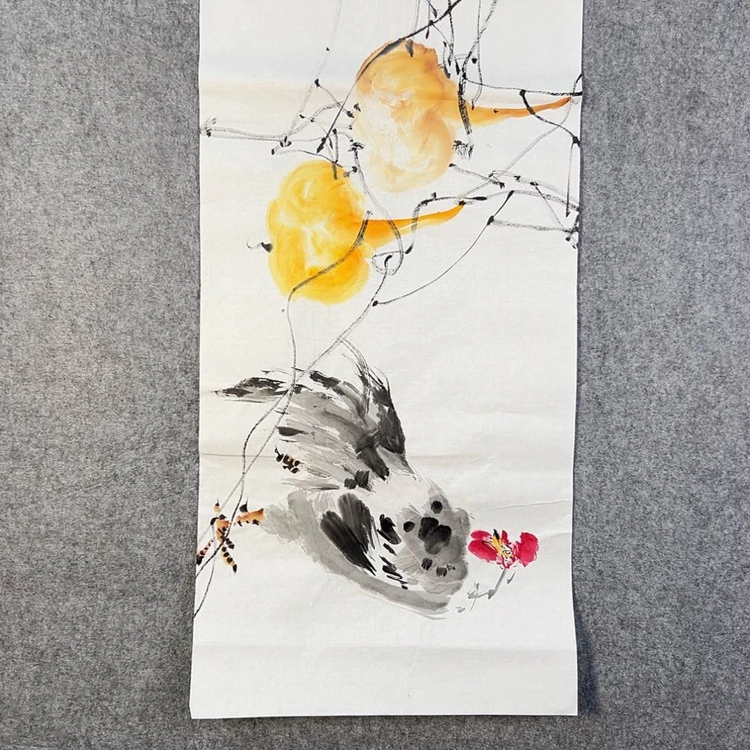 国画594 花鸟在此处飞翔也不太可能