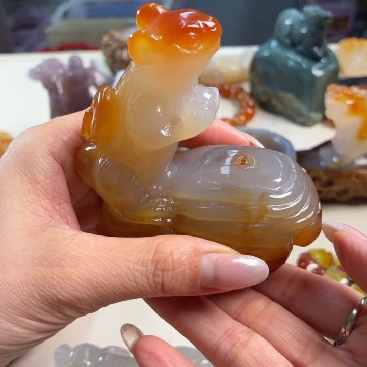 玛瑙/玉髓未镶嵌吊坠(不含链)