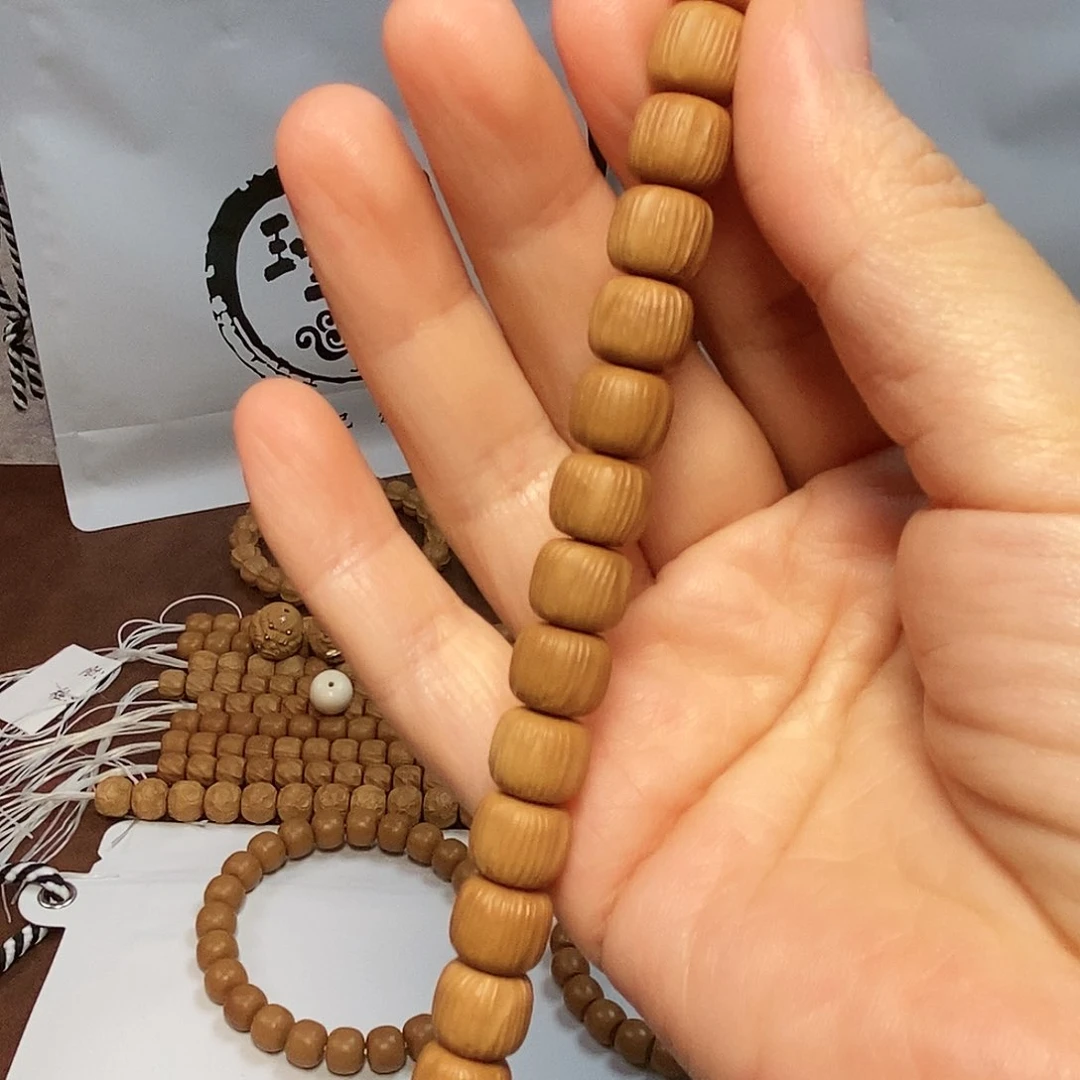 【闪购商品】猴头核桃手串改良云锦全品一颗豁口