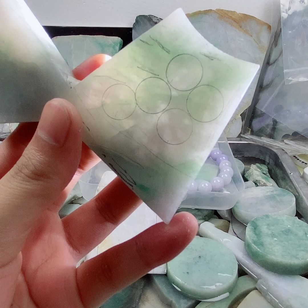 散珠翡翠天然缅甸翡翠a货46