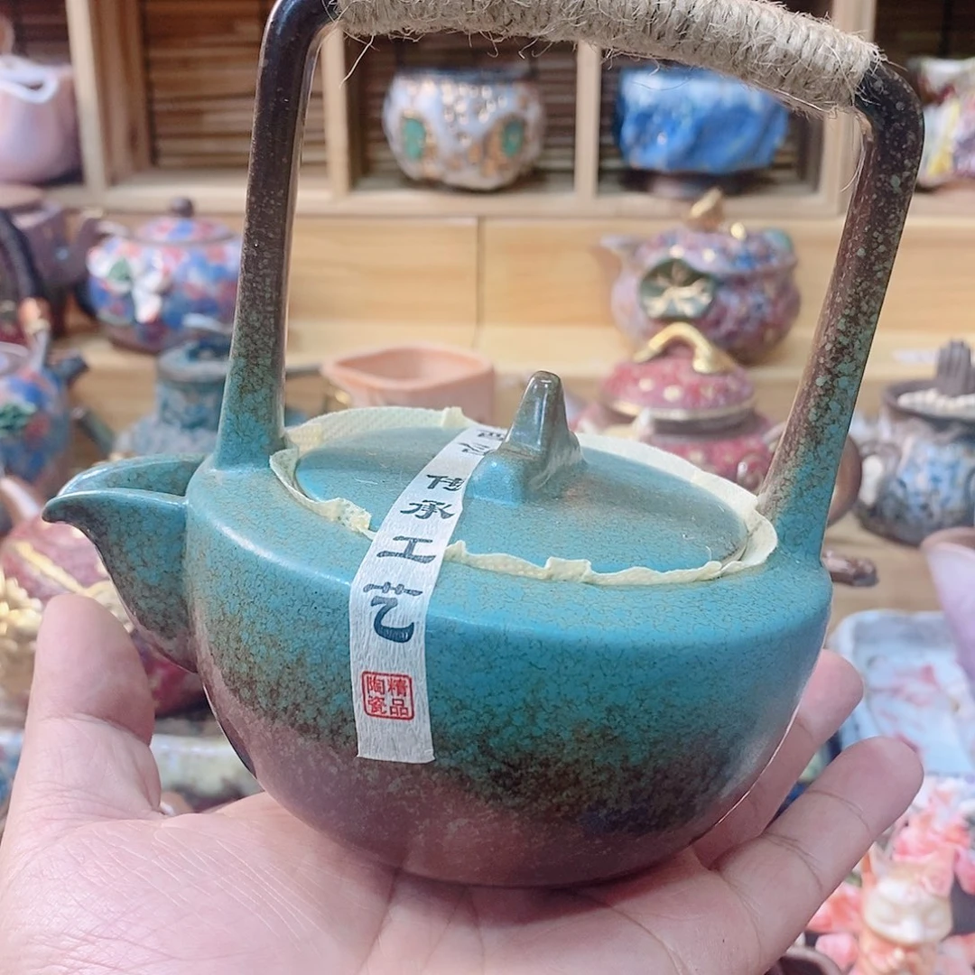 粗陶志野柴烧茶器