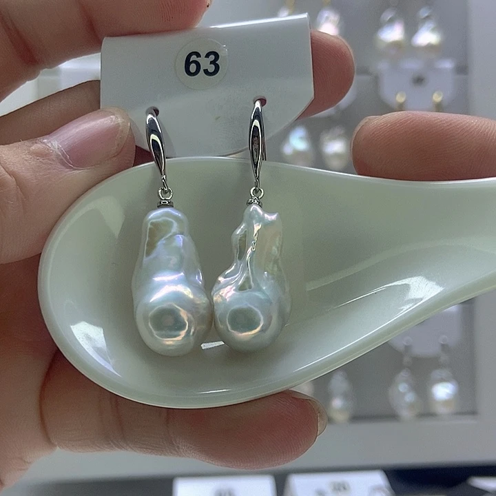 金***亮颈饰淡水珍珠银S925镶嵌63