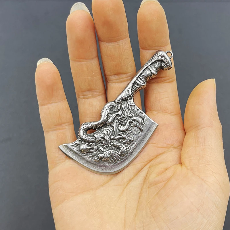 金属钥匙扣挂件拆快递刀拆箱小刀个性挂饰随身小刀迷你袖珍小摆件