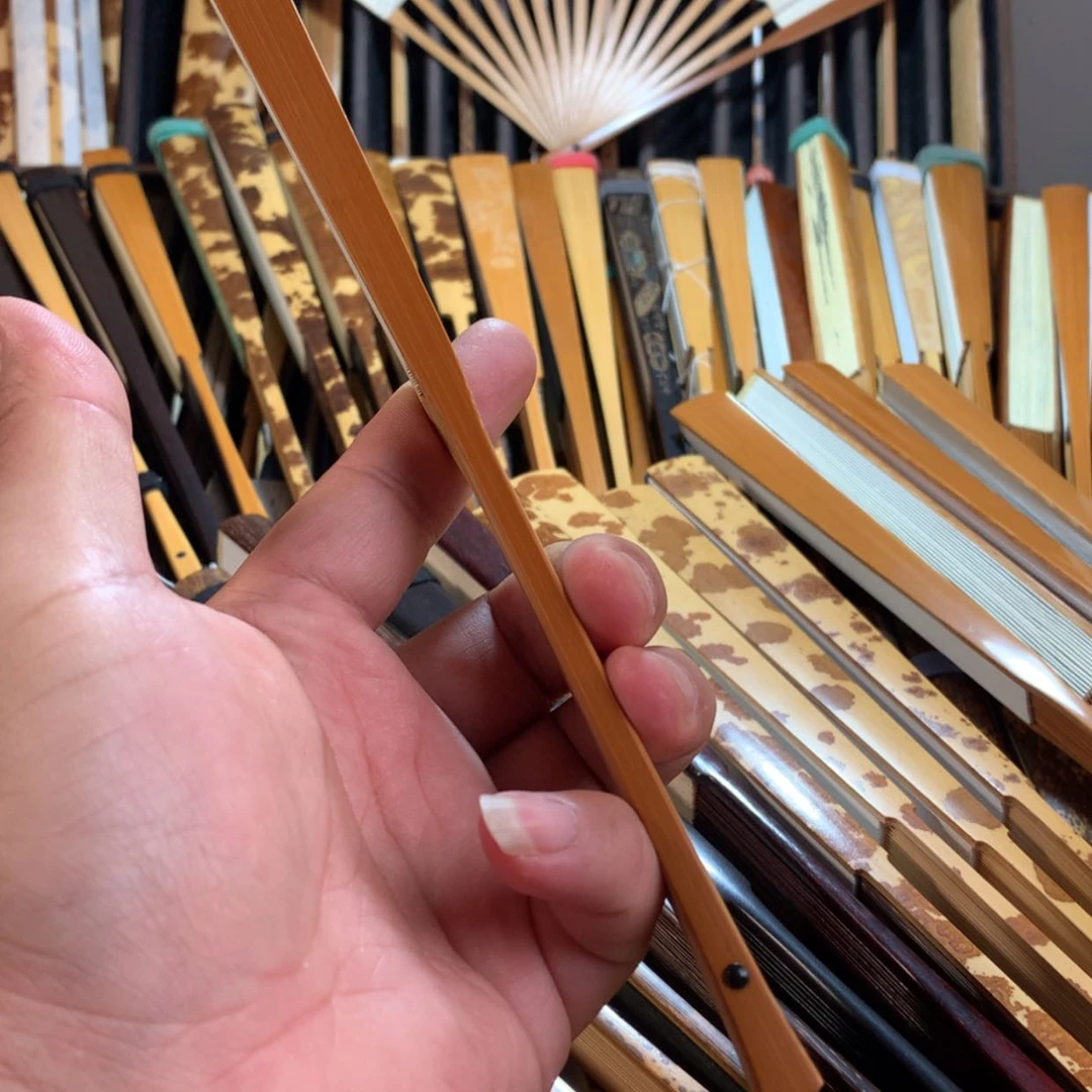 【闪购商品】扇子手工玉竹折扇纯手工制作