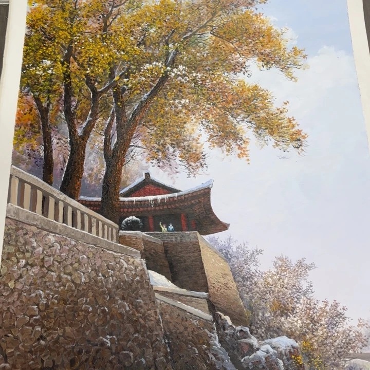 油画你在我心里是