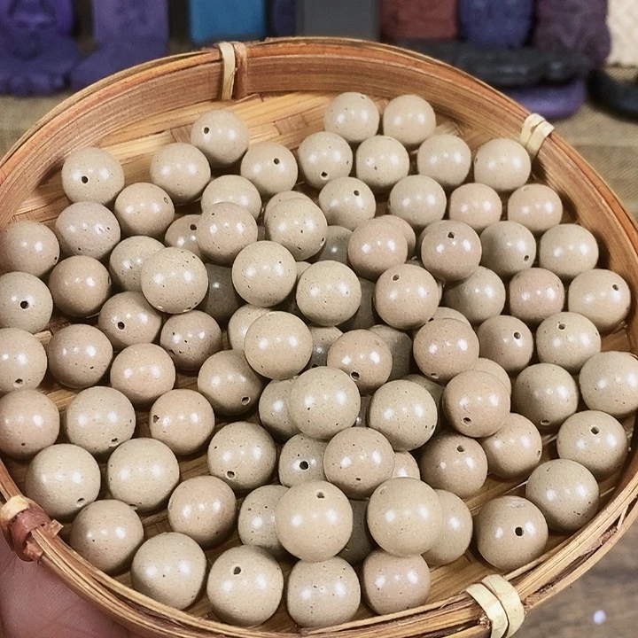 白龙涎1.2天然中药材合香珠到手80颗打底微瑕