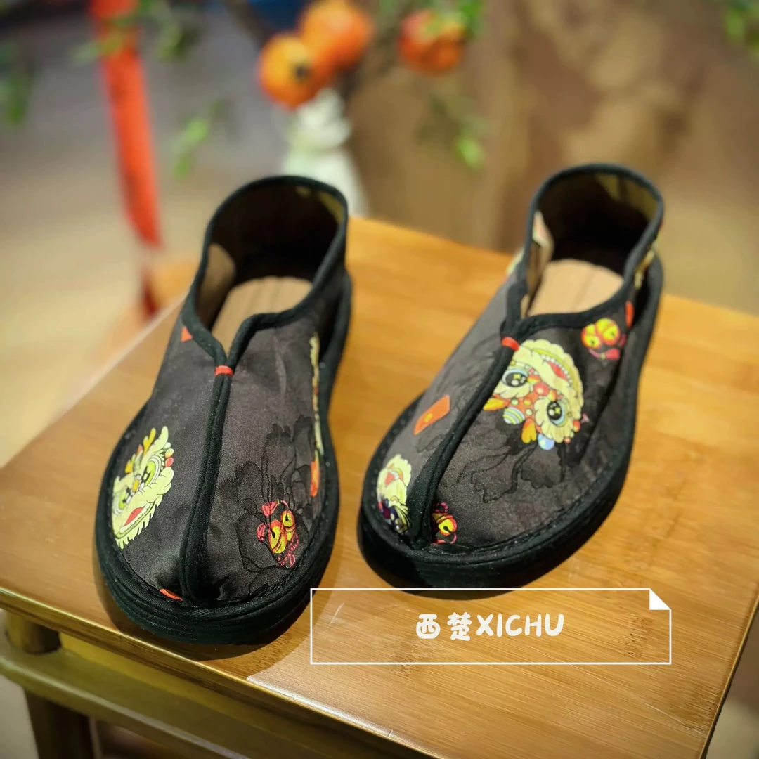 小醒狮-【春季新款-西楚XICHU手工千层底布鞋】
