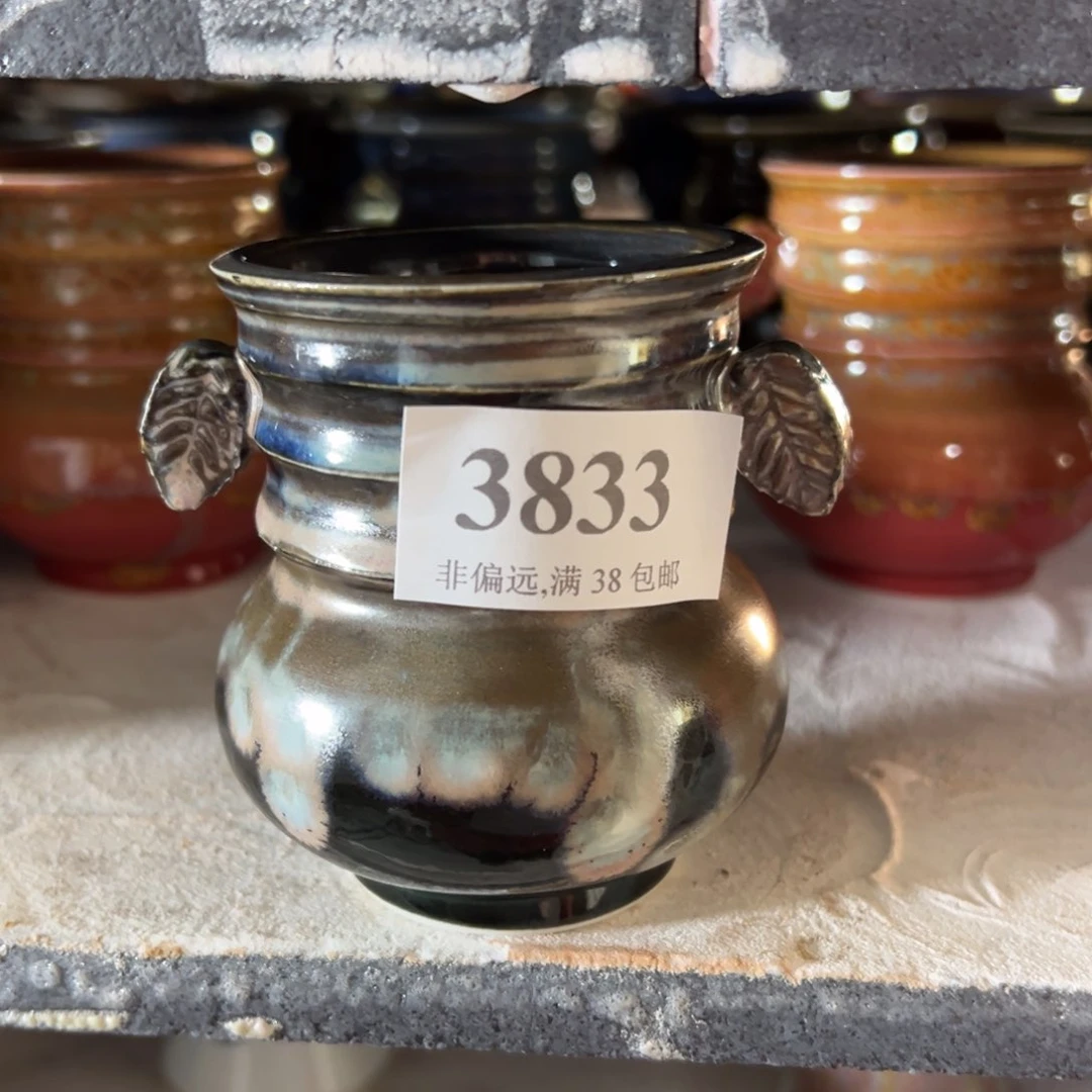 红陶景德镇手工花盆