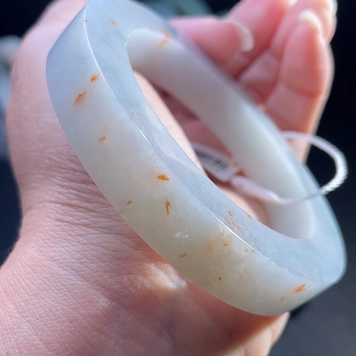 淼***鑫定制翡翠未镶嵌翡翠手镯