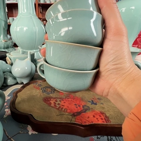 汝瓷主人杯微瑕福利