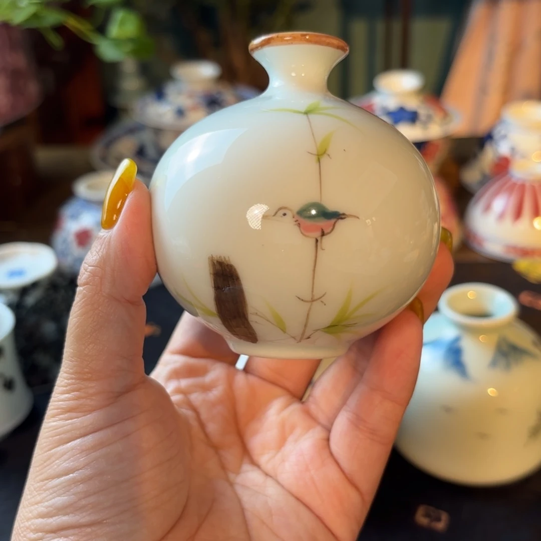 釉下五彩手绘画器