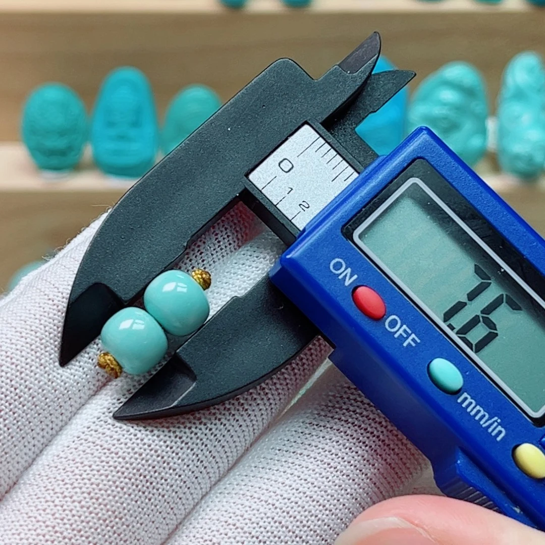 未镶嵌绿松石老型对珠