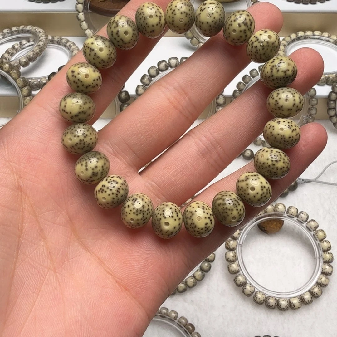 星月菩提手串薇氧化青花瓷小细星苹果珠单圈
