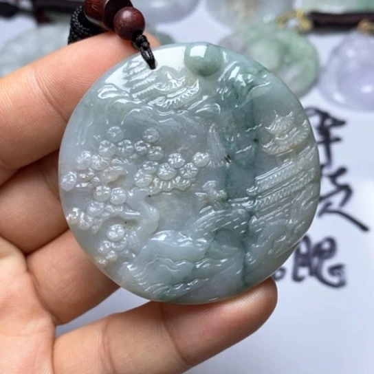 颈饰未镶嵌翡翠翡翠