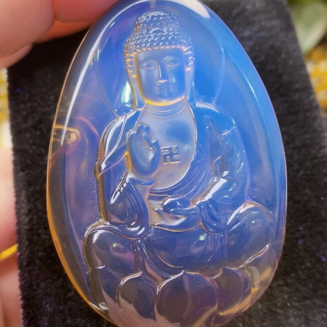 【闪购商品】蓝珀吊坠(不含链)未镶嵌