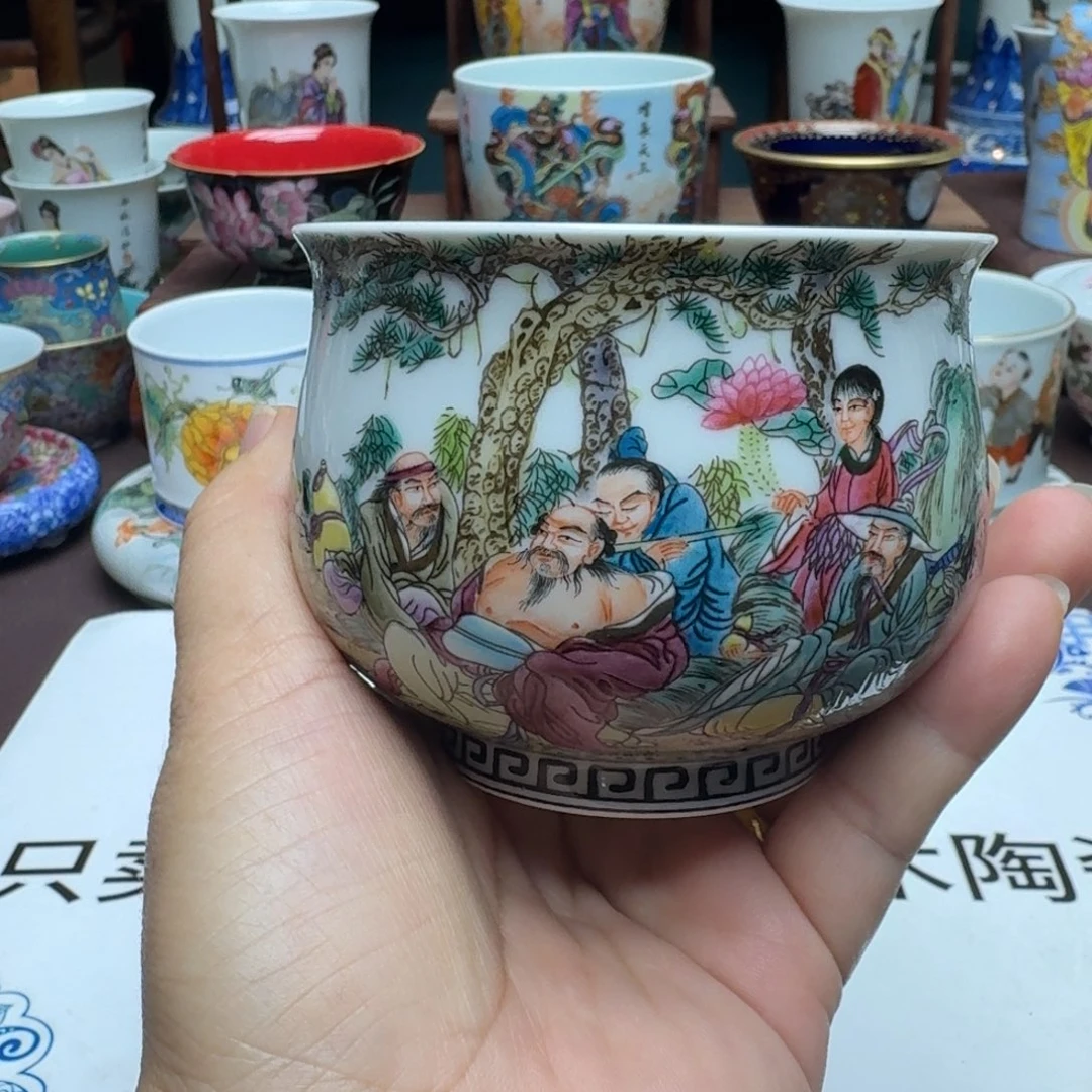 景德镇手工手绘展示