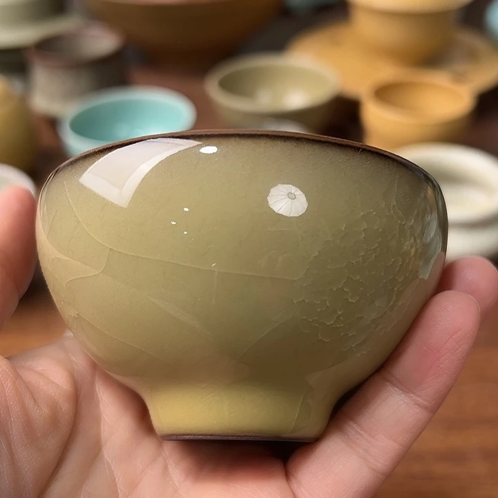 杯乐**活m米黄手工杯….