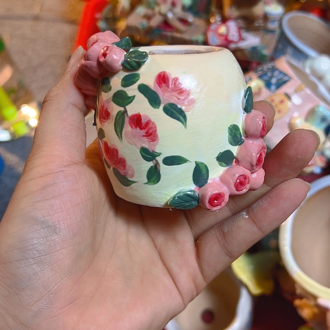 清仓老梧家的手工多肉花盆