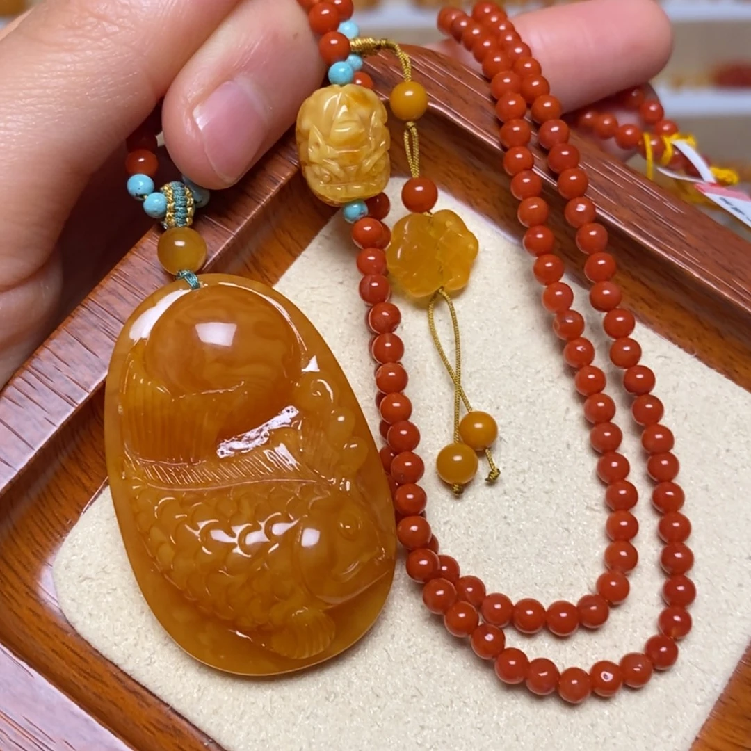 【闪购商品】未镶嵌颈饰蜜蜡项链