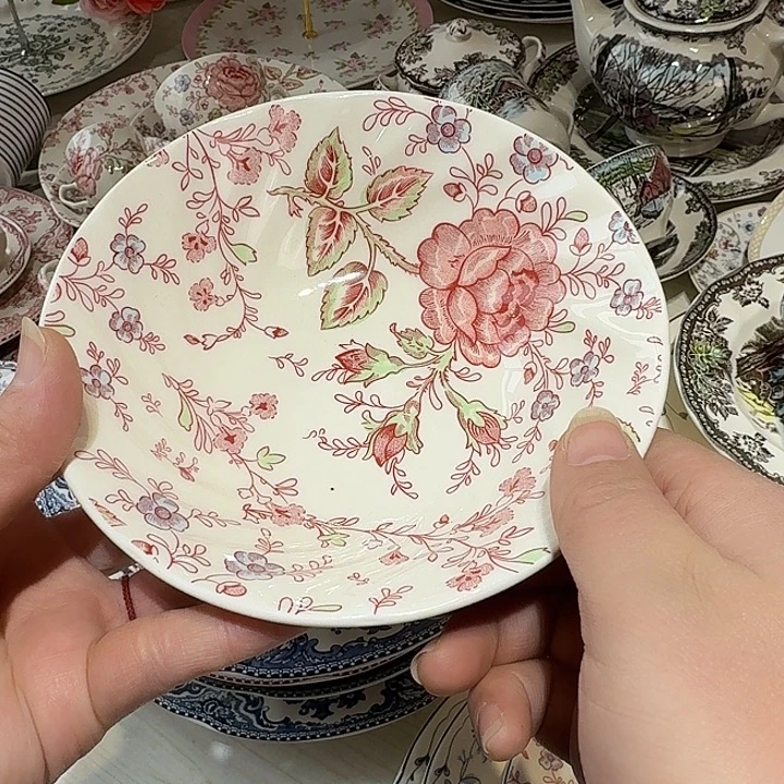 塑料微瑕玫瑰6寸米饭碗