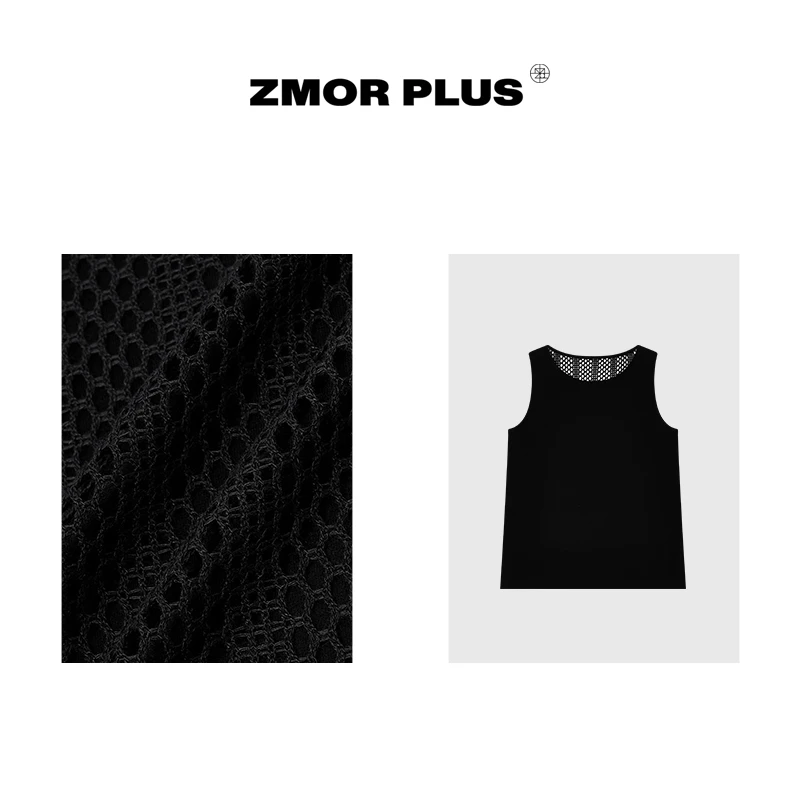 ZMOR+25新款 松弛感镂空拼接羊毛背心P25BU203