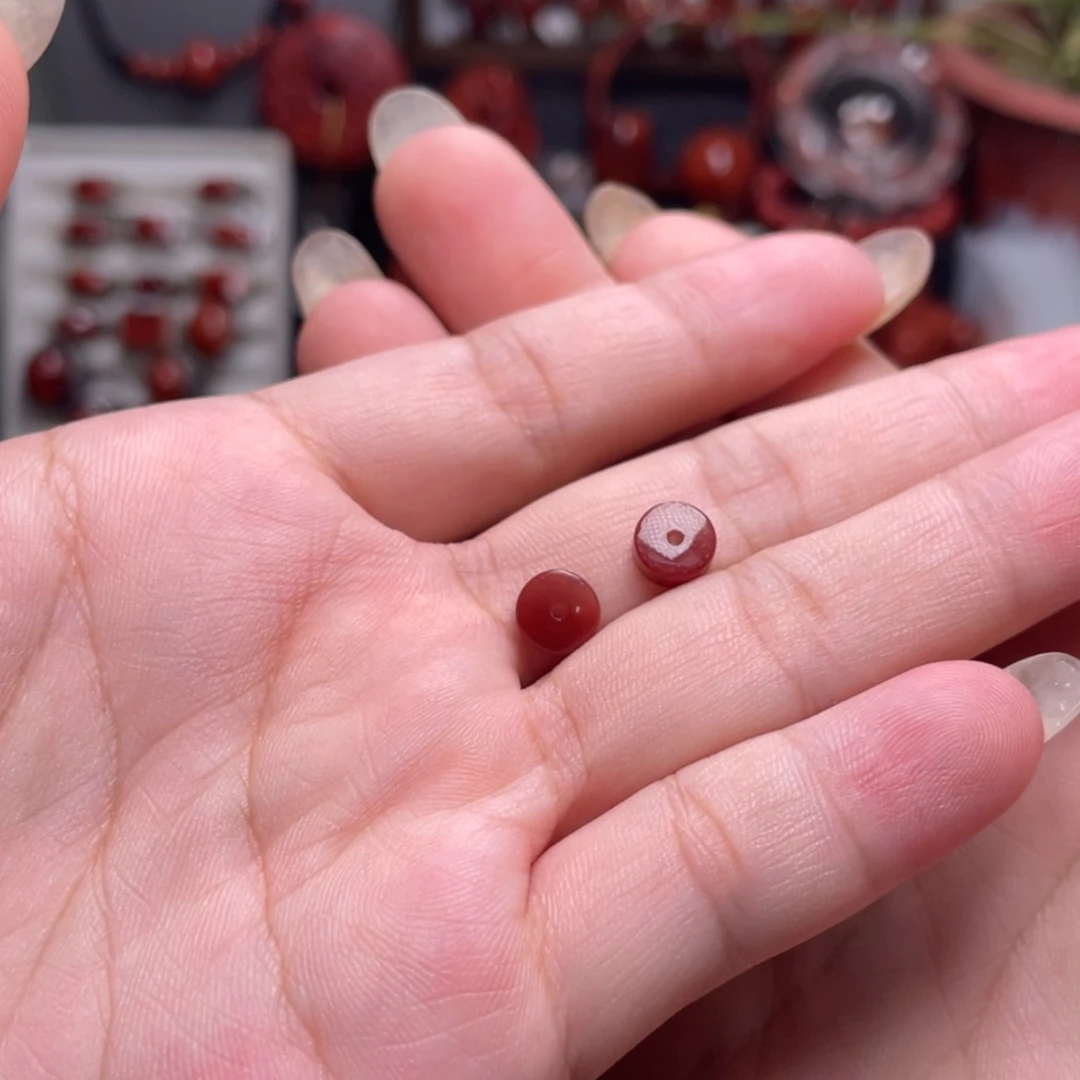 【闪购商品】南红玛瑙隔片7➕2个未镶嵌信**y