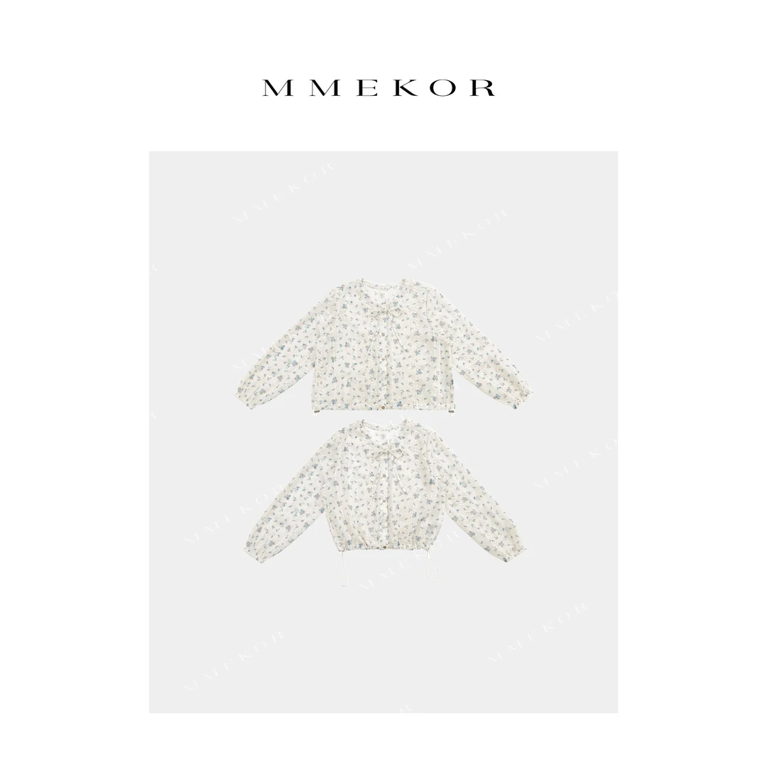 MMEKOR “名伶清梦” 衬衫 时髦书呆子上衣 87915