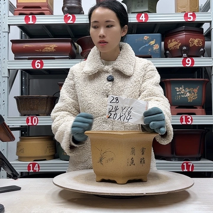 紫砂花盆紫砂花盆