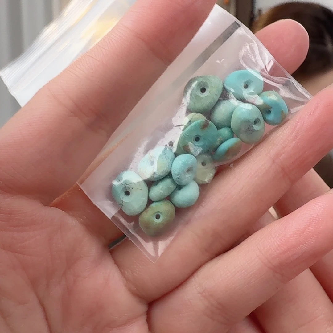 绿松石未镶嵌珠宝半成品