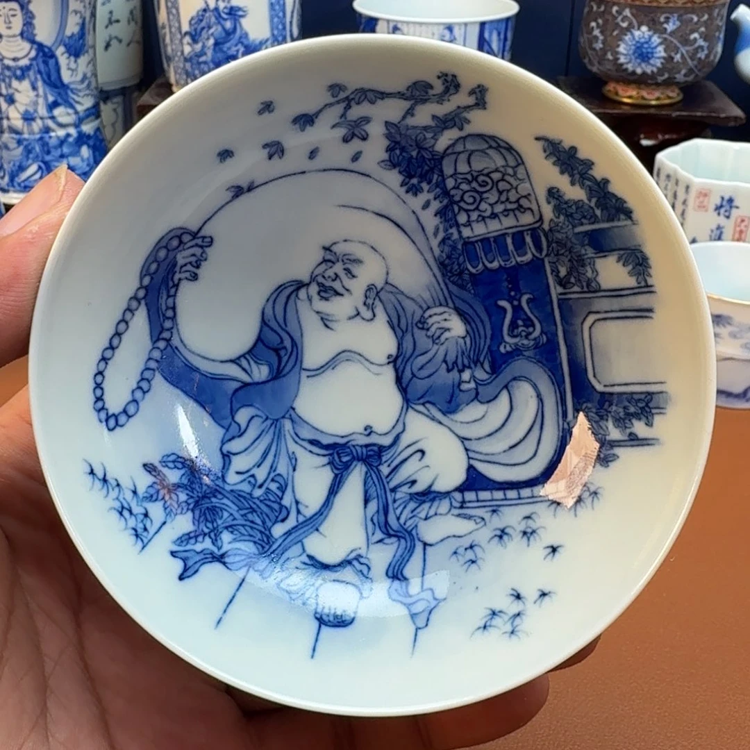 威***穷杯子景德镇全手工手绘陶瓷