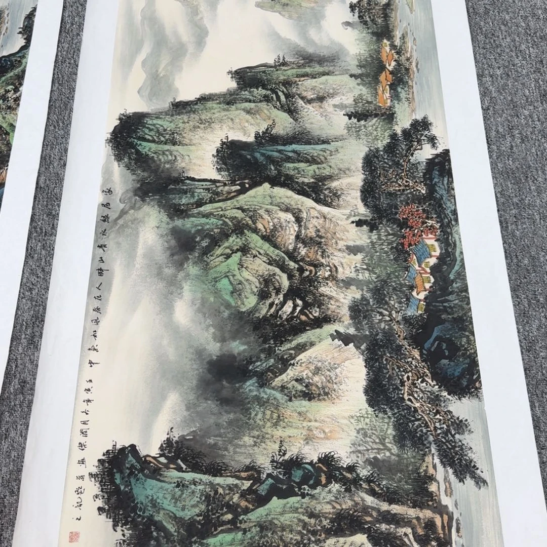 晋***堂国画国画山水花鸟作品