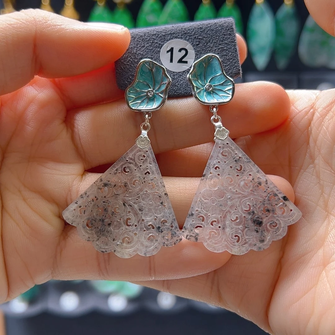 未镶嵌翡翠耳饰翡翠