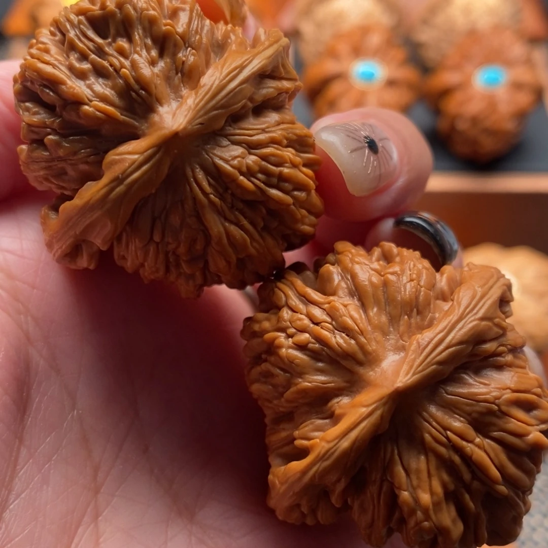 把件文玩核桃39尺寸四座楼