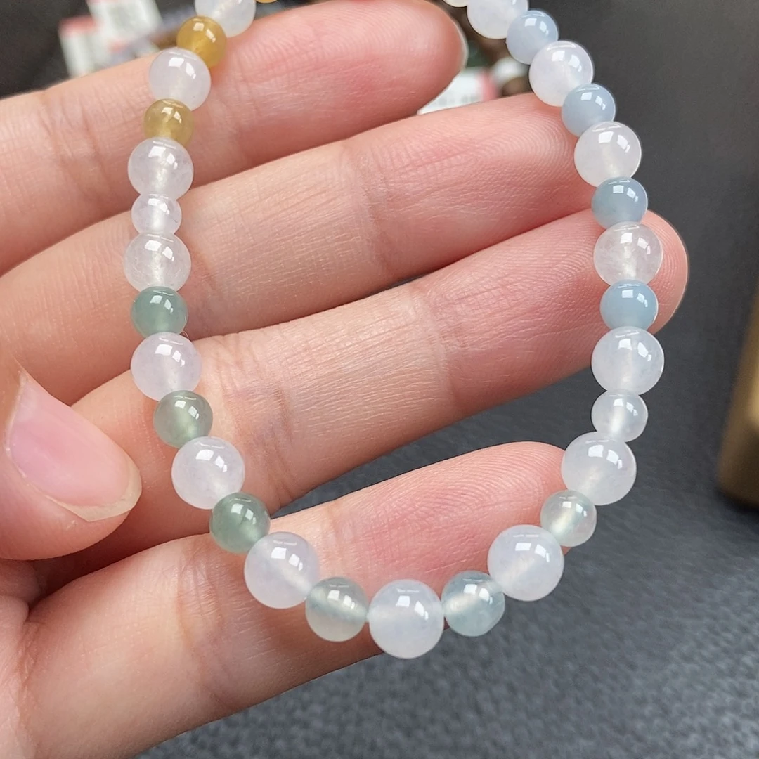 翡翠未镶嵌手链卡6