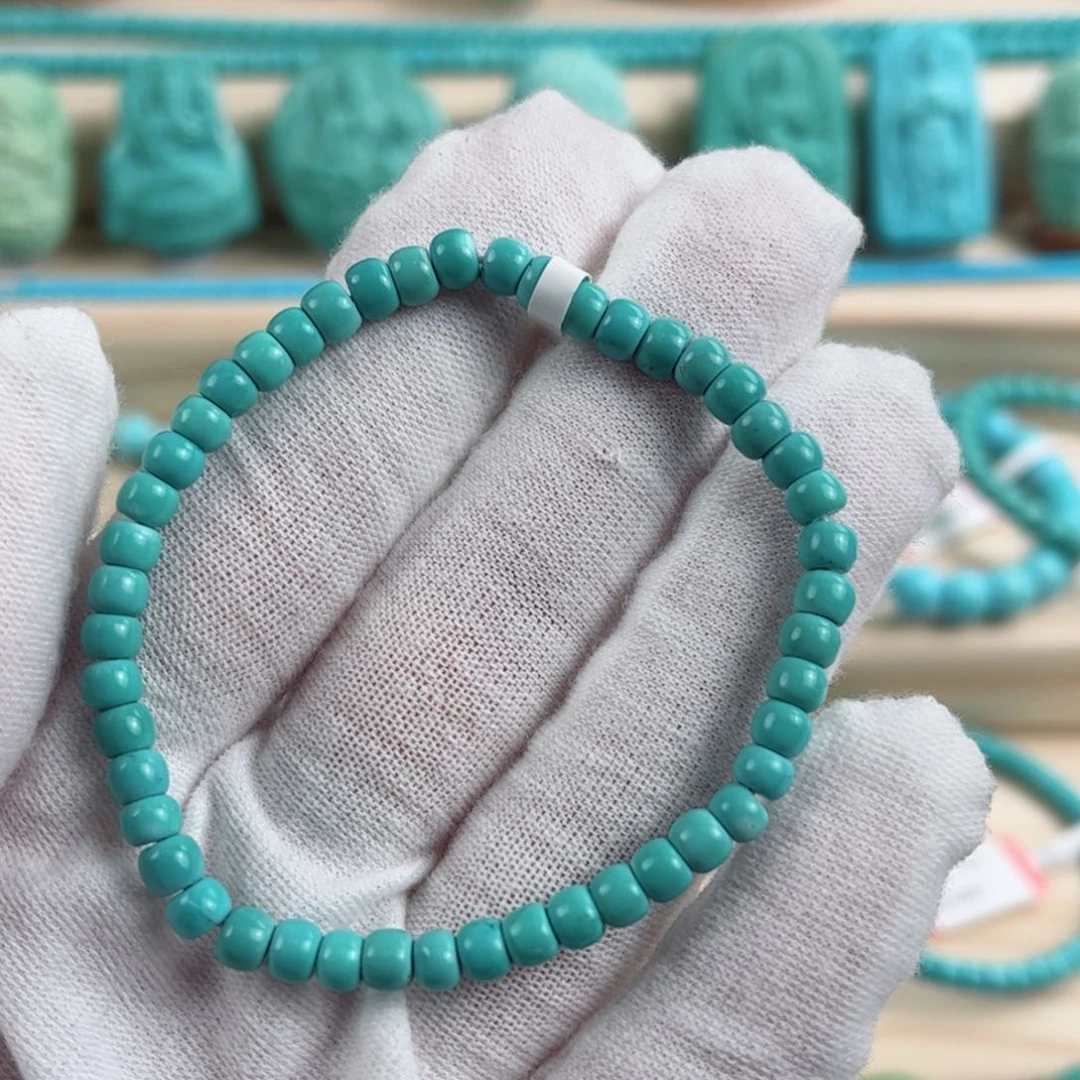 未镶嵌绿松石尺寸4.7mm