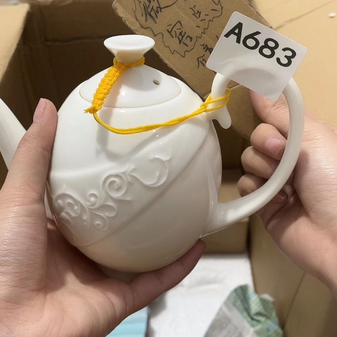 瓷片茶摆件工艺品摆件666