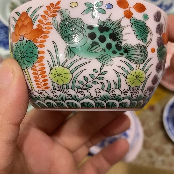 陶摆件景德镇陶瓷主人杯2344