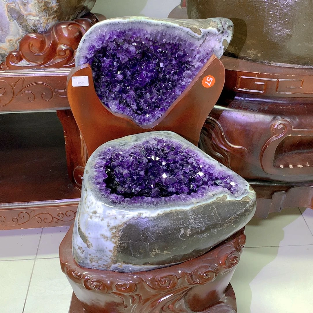 紫晶大型摆件（非配饰）未镶嵌