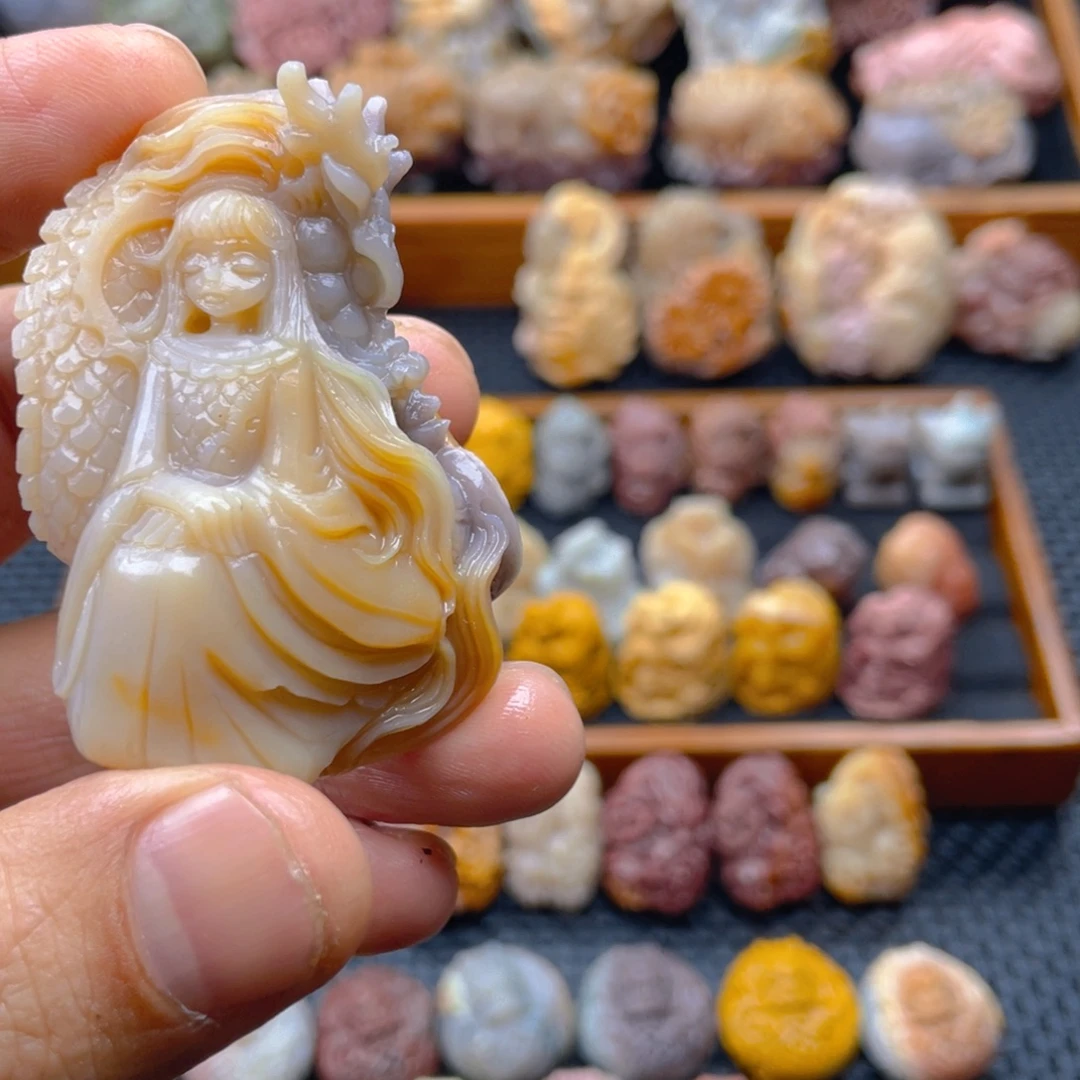 玛瑙/玉髓未镶嵌珠宝半成品