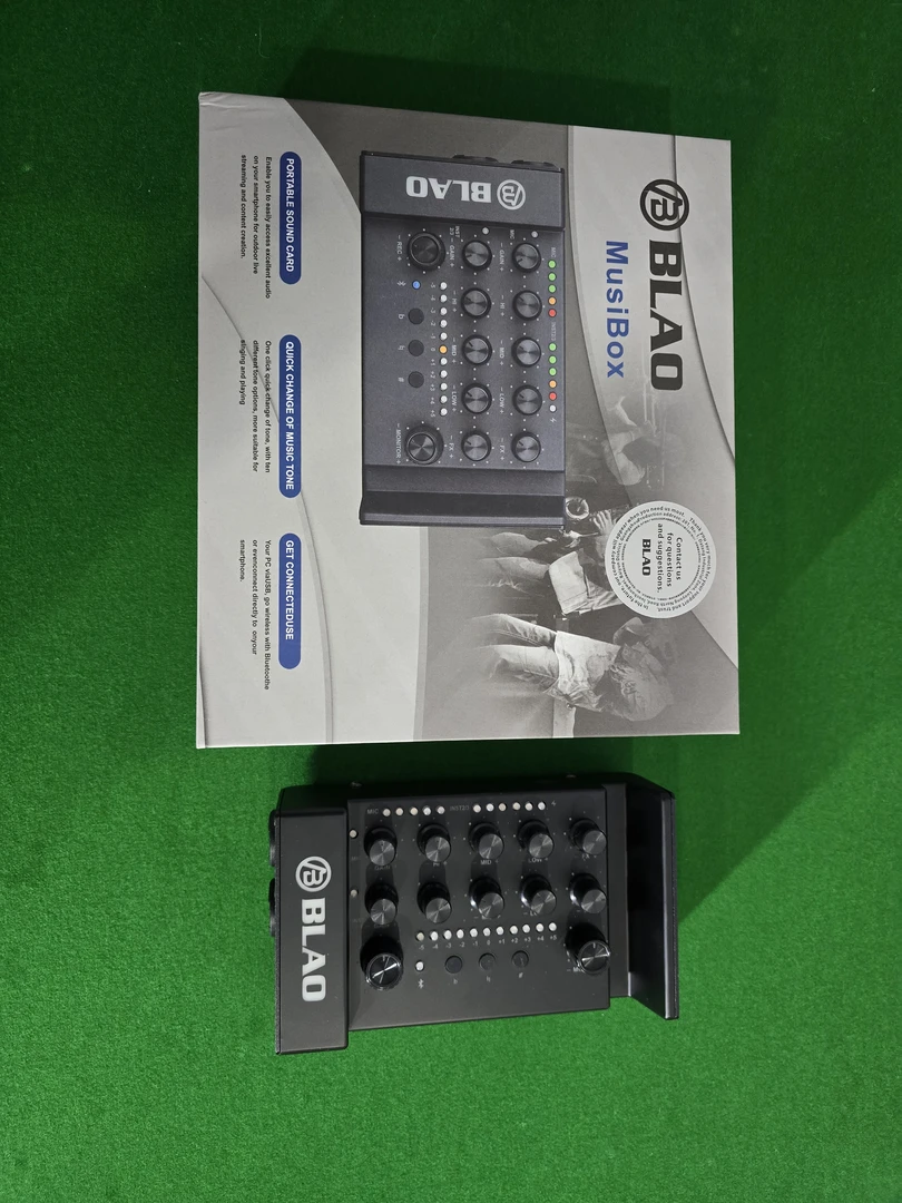 Blao Musibox声卡支持蓝牙播放伴奏内置锂电池