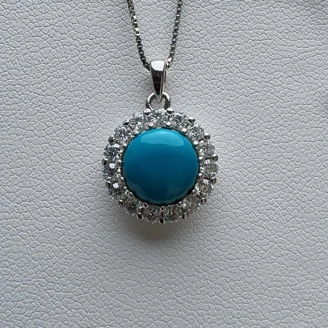 绿松石配饰银S925镶嵌