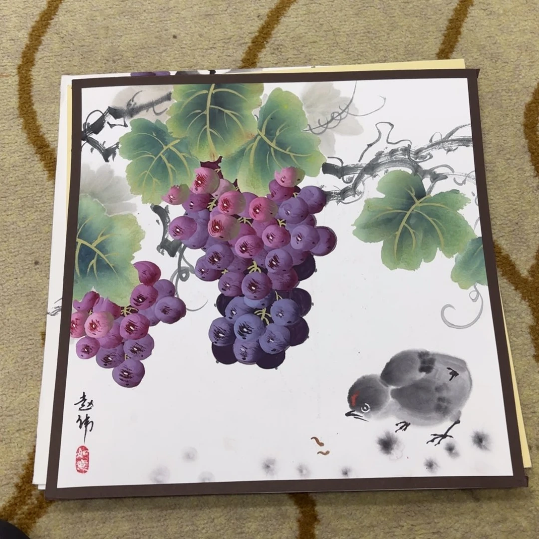 国画33/33卡纸作品童