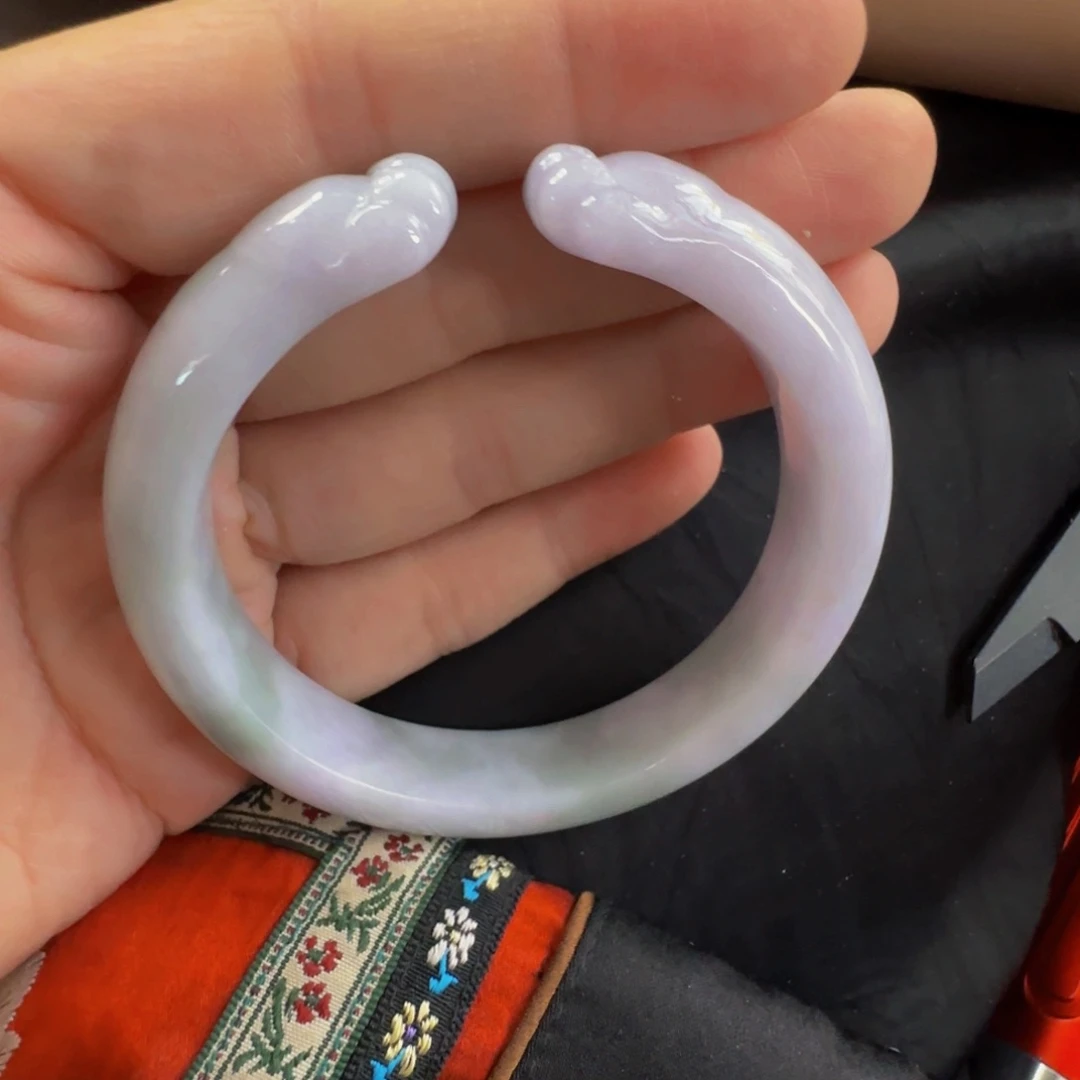 翡翠手镯未镶嵌玛**卡老坑58